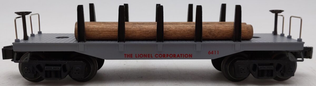 Lionel 6-16963 O Lionel Corporation Flatcar with Log Load #6411 VG/Box