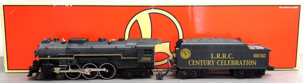 Lionel 6-18680 O L.R.R.C Hudson Traditional Steam Locomotive and Tender #2000 LN/Box