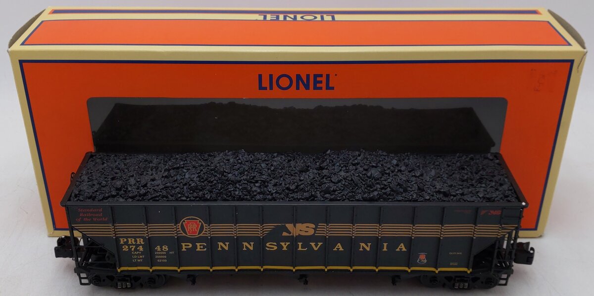 Lionel 6-27448 NS Heritage Pennsylvania Railroad 3-Bay Open Hopper Car #27448 EX/Box