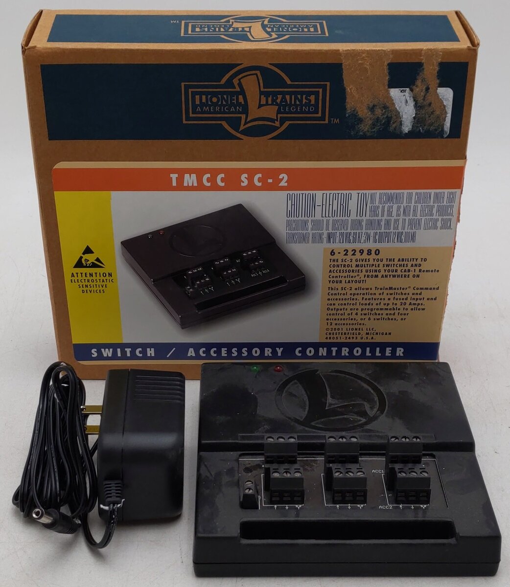 Lionel 6-22980 TMCC SC-2 Switch & Accessory Controller VG/Box