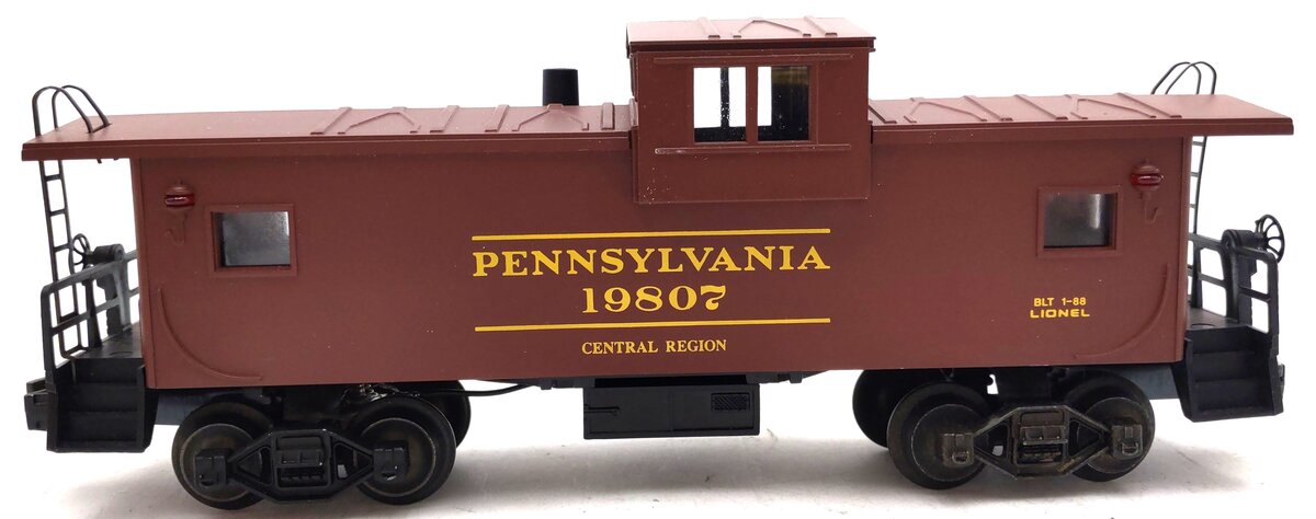 Lionel 6-19807 O Gauge Pennsylvania Extended Vision Smoking Caboose #19807 EX/Box