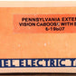 Lionel 6-19807 O Gauge Pennsylvania Extended Vision Smoking Caboose #19807 EX/Box