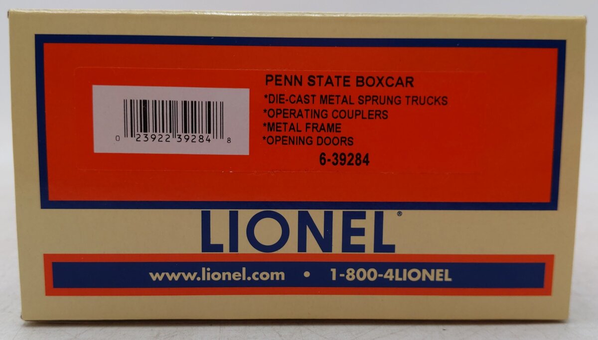 Lionel 6-39284 Penn State #2 Boxcar V2 EX/Box