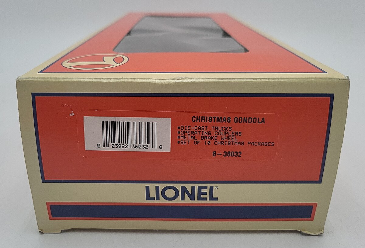 Lionel 6-36032 Christmas Gondola with Presents EX/Box