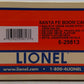 Lionel 6-29813 O Gauge Santa Fe Boom Car with TMCC & Crane Sounds EX/Box