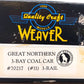 Weaver 70217 O Gauge Great Northern 3-Rail 3-Bay Coal Car #70217 LN/Box
