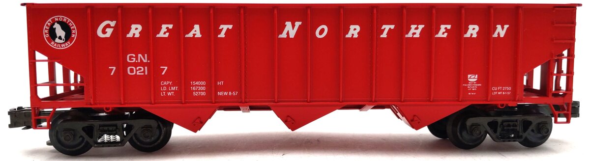 Weaver 70217 O Gauge Great Northern 3-Rail 3-Bay Coal Car #70217 LN/Box
