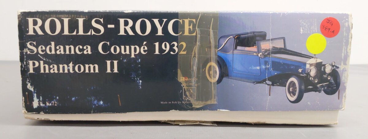 Pocher K72 1:8 Scale 1932 Rolls-Royce Phantom II Sedanca Coupe Model Kit EX/Box