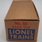 Lionel 50 Vintage O Motorized Gang Car EX/Box