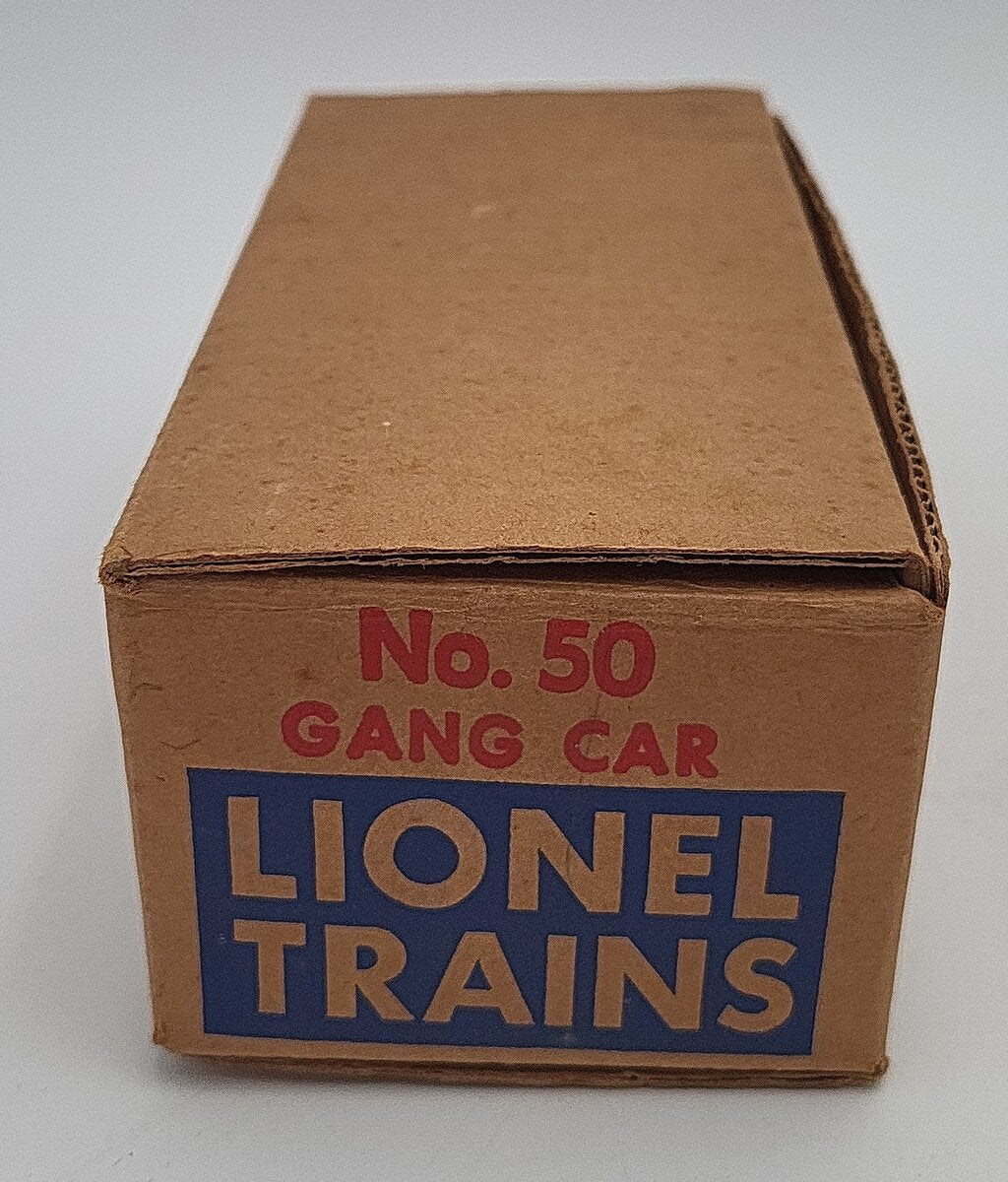 Lionel 50 Vintage O Motorized Gang Car EX/Box