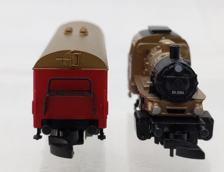 Marklin 81522 Christmas Z Gauge Steam Freight Starter Train Set EX/Box