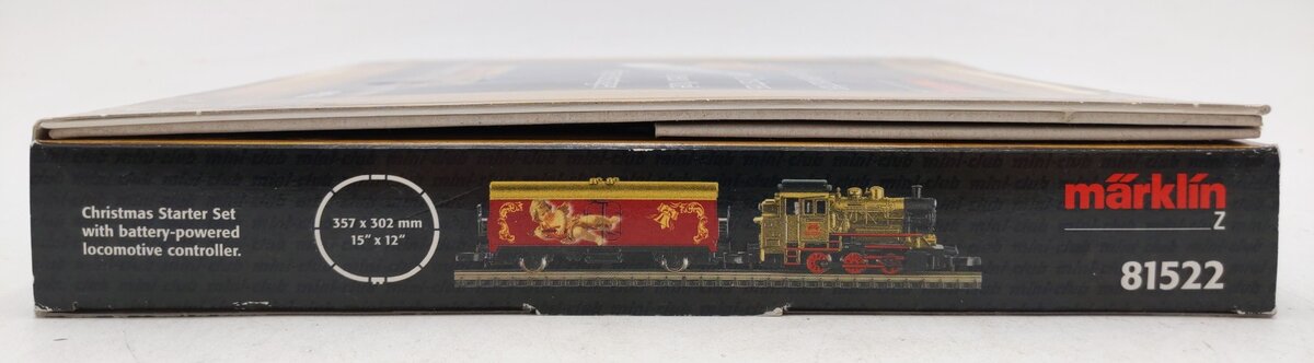 Marklin 81522 Christmas Z Gauge Steam Freight Starter Train Set EX/Box