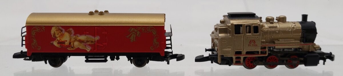 Marklin 81522 Christmas Z Gauge Steam Freight Starter Train Set EX/Box