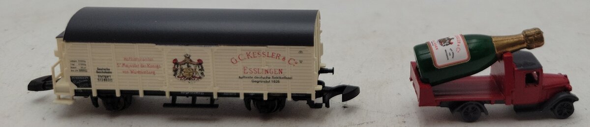 Marklin 2002 Z Scale G.C. Kessler Champaign 2002 Museum Car NIB