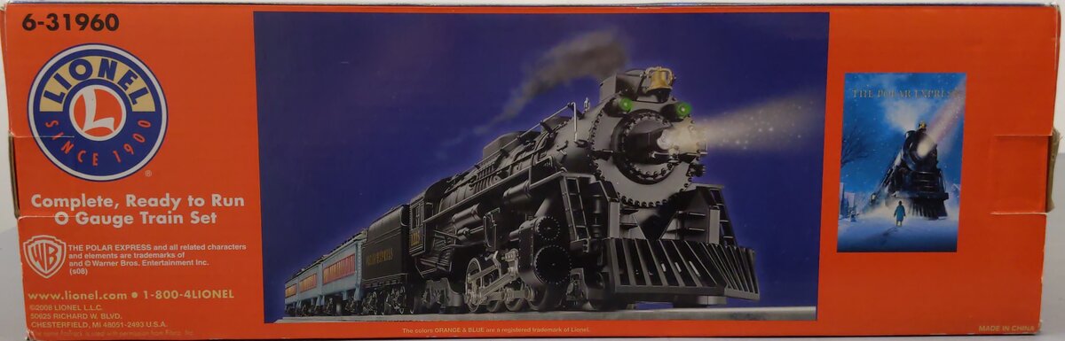 Lionel 6-31960 O Gauge The Polar Express Steam Train Set (No Track) LN/Box