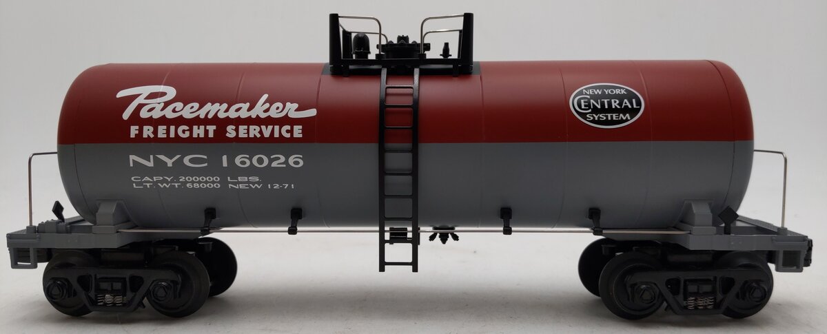 MTH 30-73182 O Gauge New York Central Modern Tank Car #16026 LN/Box