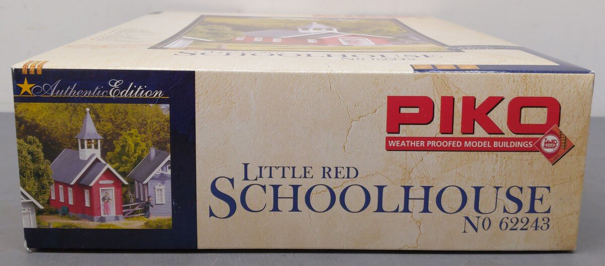 Piko 62243 G Scale Gingerbread Series Little Red Schoolhouse Building Kit LN/Box