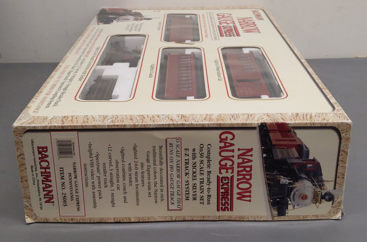 Bachmann 25003 On30 Pennsylvania Christmas Village Passenger Set EX/Box