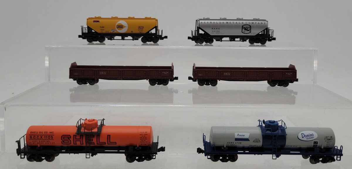 Kato 106-6275 N Mixed Freight Train Set (Set of 6) LN/Box