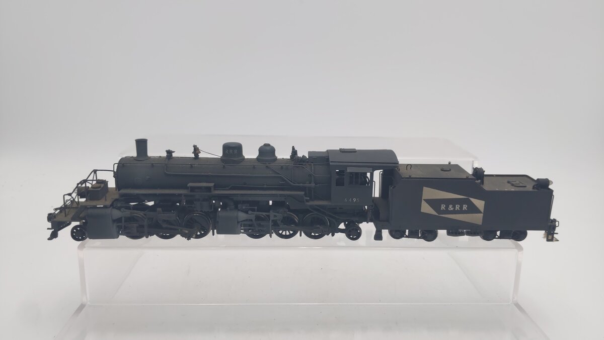 United Scale Models HO Scale BRASS CUSTOM R&RR Steam Locomotive & Tender #6495