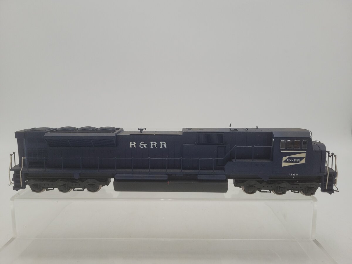 Rail Power HO Scale CUSTOM Rutland & Rock Ridge Diesel Locomotive #7105 w/DCC