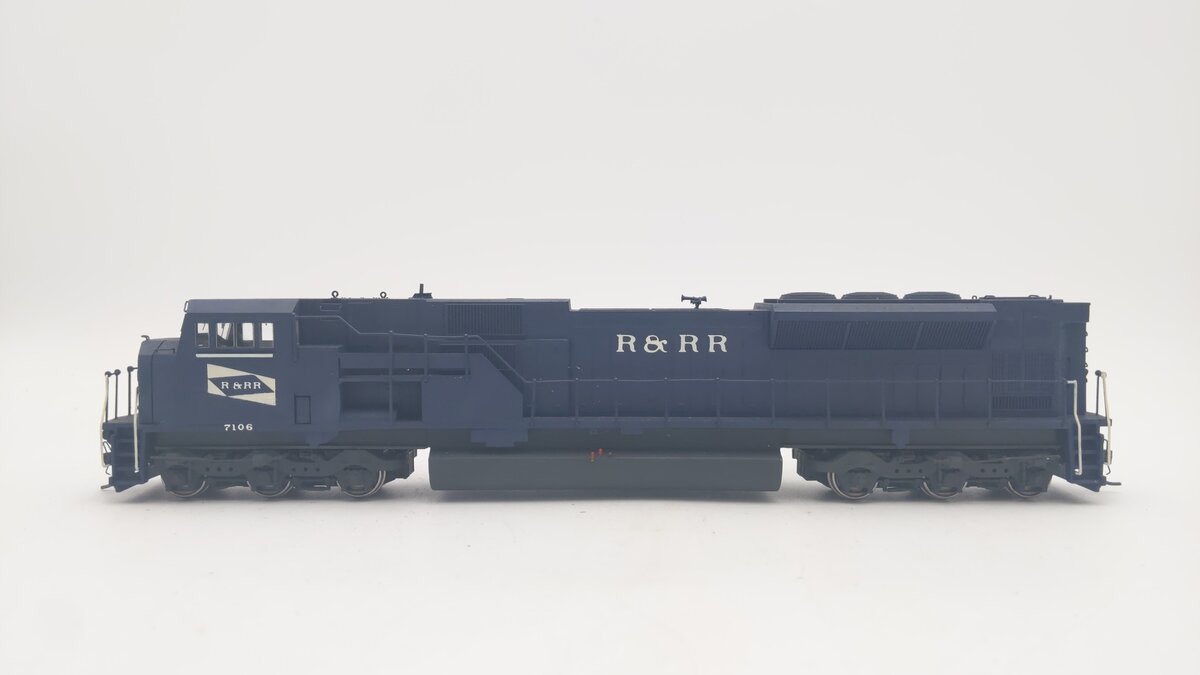 Rail Power HO Scale Custom Rutland & Rock Ridge Diesel Locomotive #7106