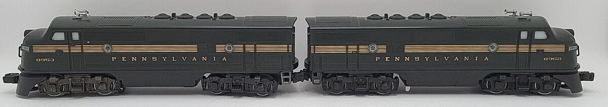 Lionel 6-8952 O Gauge Pennsylvania F-3 AA Diesel Locomotive Set EX/Box