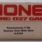 Lionel 6-8164 O Gauge Pennsylvania F3 B-Unit Dummy Diesel Locomotive EX/Box