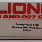 Lionel 6-8164 O Gauge Pennsylvania F3 B-Unit Dummy Diesel Locomotive EX/Box