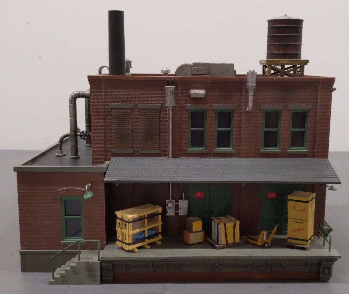 Woodland Scenics BR5848 O Scale Built-&-Ready Morrison's Door Factory Building EX