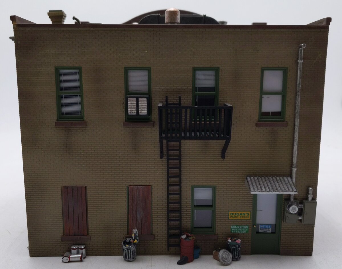 Woodland Scenics BR5853 O Scale Built-&-Ready Dugan's Paint Store Building EX