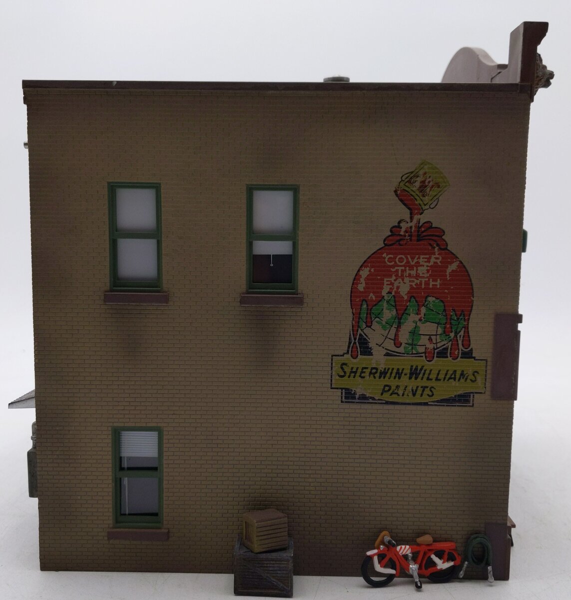 Woodland Scenics BR5853 O Scale Built-&-Ready Dugan's Paint Store Building EX