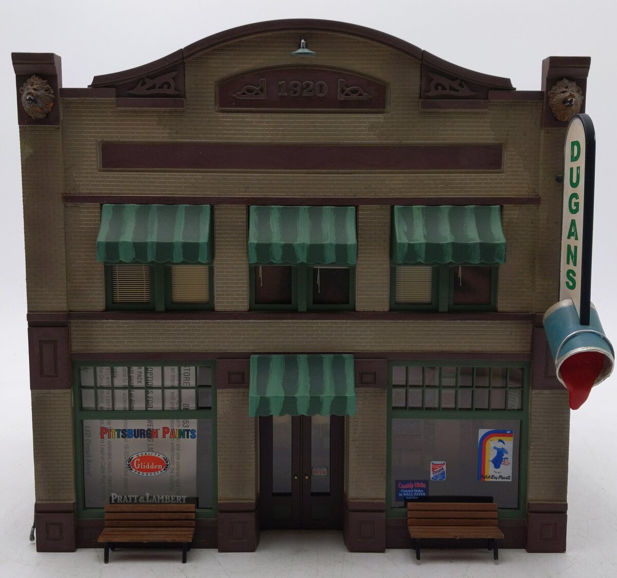 Woodland Scenics BR5853 O Scale Built-&-Ready Dugan's Paint Store Building EX