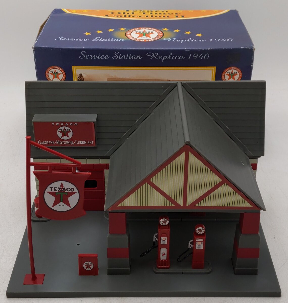 K-Line K40731 O Gauge Built-Up Texaco 1940 Service Station Assembled EX/Box