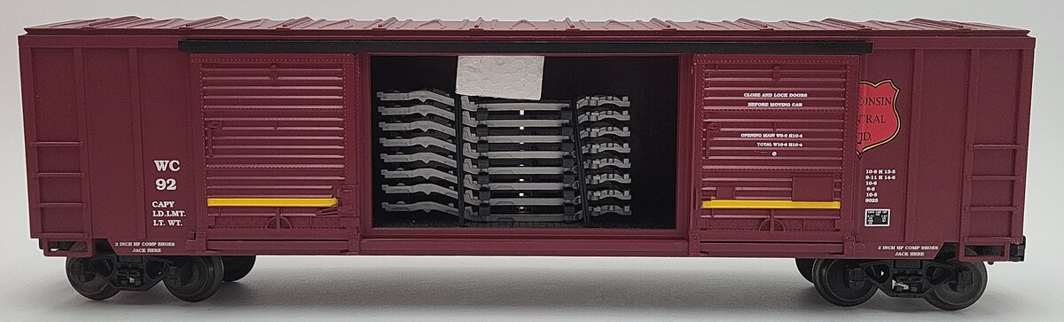Lionel 6-17231 O Gauge Wisconsin Central Double Door Boxcar #9200 EX/Box