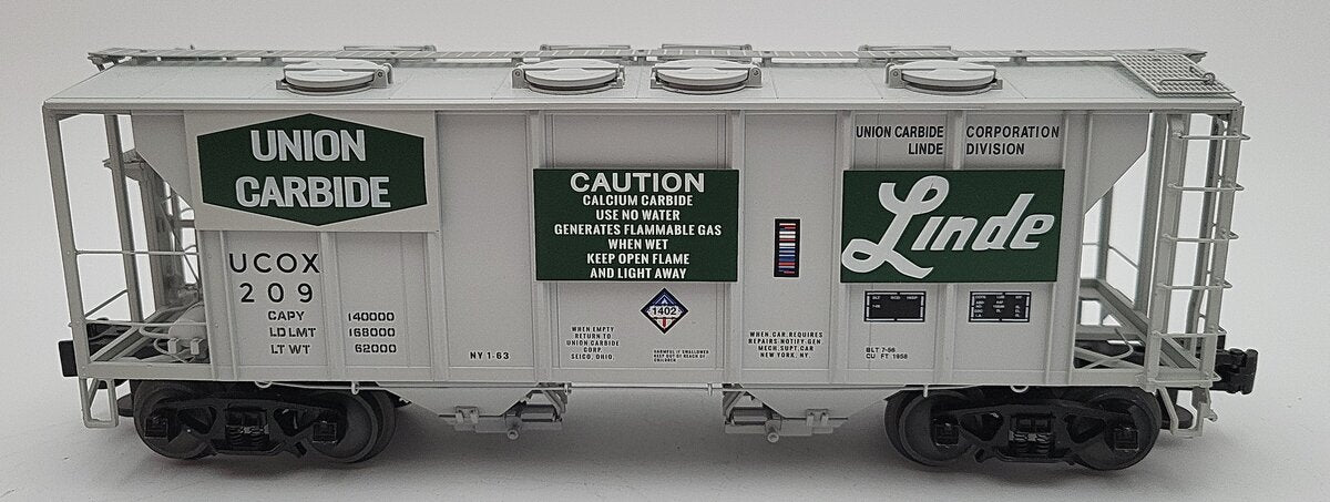 Lionel 6-85101 O Linde PS-2 Covered Hopper #209 LN/Box