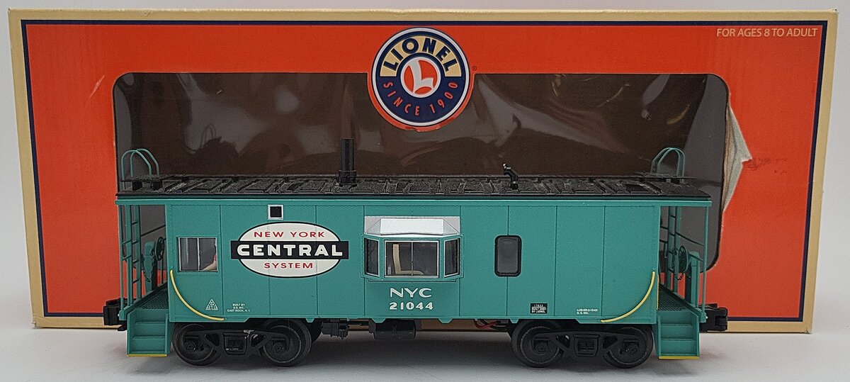 Lionel 6-17633 O Gauge New York Central Bay Window Caboose #21044 EX/Box