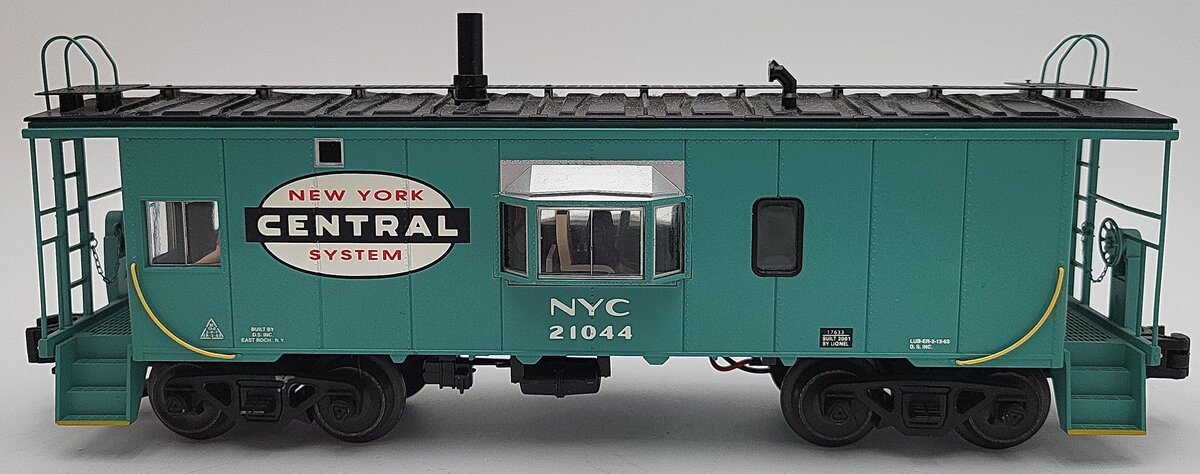 Lionel 6-17633 O Gauge New York Central Bay Window Caboose #21044 EX/Box