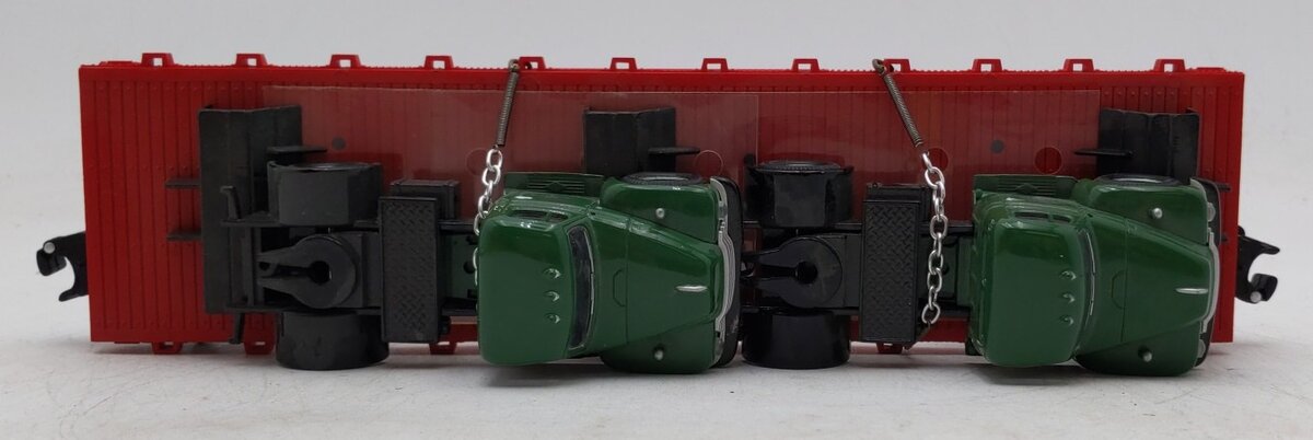 Lionel 6-17534 O Gauge Diamond T Flat Car w/Mack Trucks #9823 EX/Box