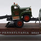 Lionel 6-17518 O Gauge Pennsylvania Flatcar with 2 Corgi Mack AEC Trucks #9823 EX/Box
