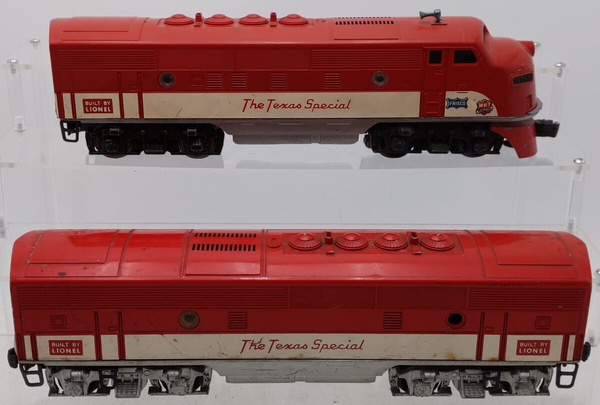 Lionel 2245 Vintage O Gauge Texas Special F-3 AB Diesel Set VG