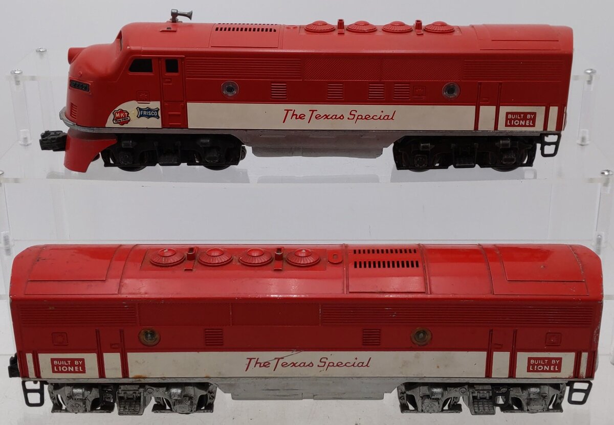 Lionel 2245 Vintage O Gauge Texas Special F-3 AB Diesel Set VG