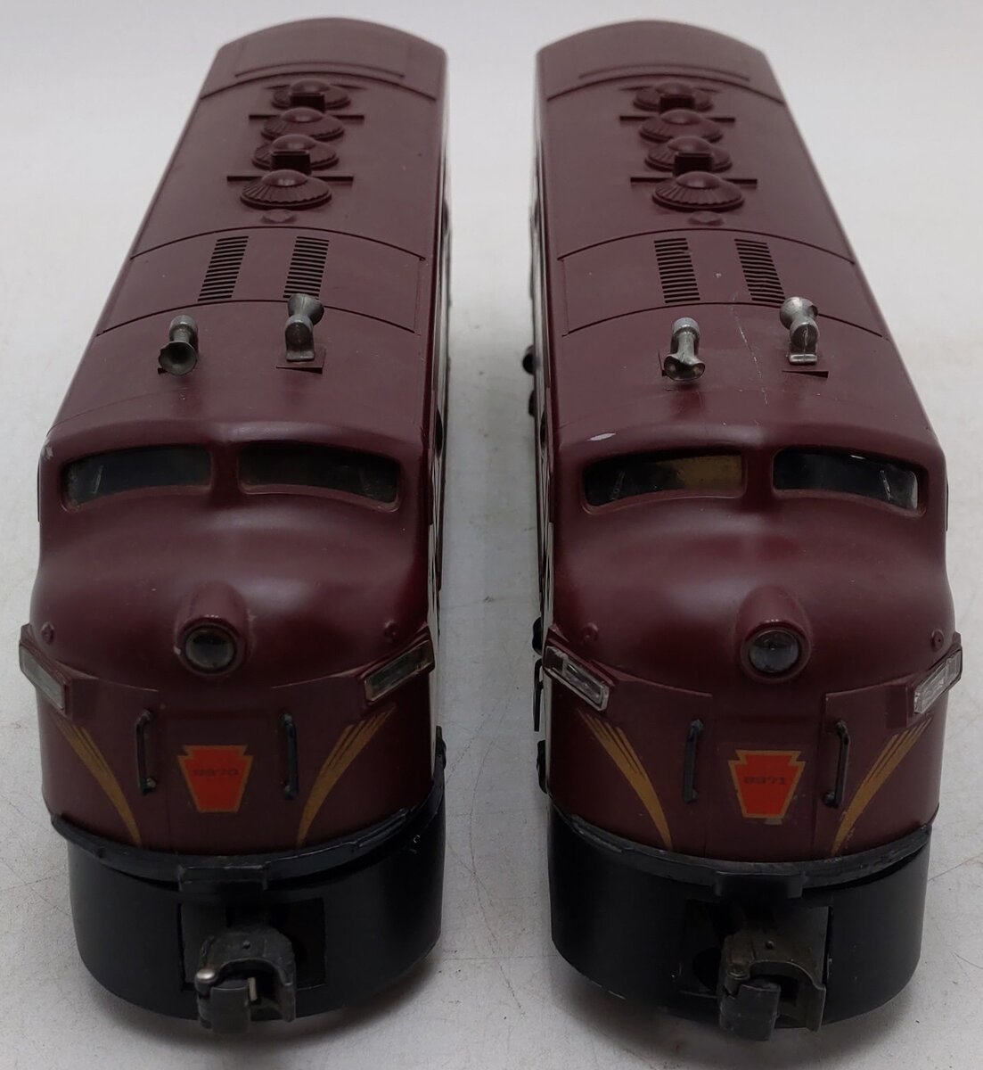 Lionel 6-8970 O Gauge Pennsylvania F3 Tuscan AA Diesel Locomotive Set EX