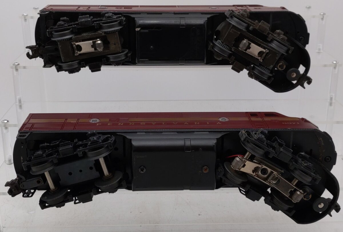 Lionel 6-8970 O Gauge Pennsylvania F3 Tuscan AA Diesel Locomotive Set EX