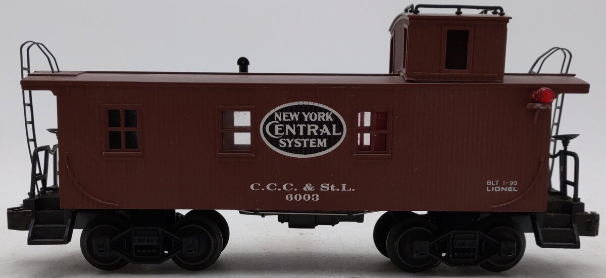 Lionel 6-17611 O Gauge New York Central Illuminated Woodside Caboose #6003 VG
