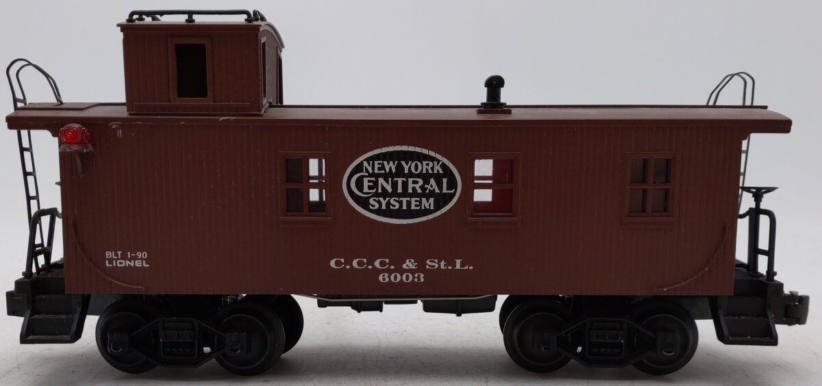 Lionel 6-17611 O Gauge New York Central Illuminated Woodside Caboose #6003 VG