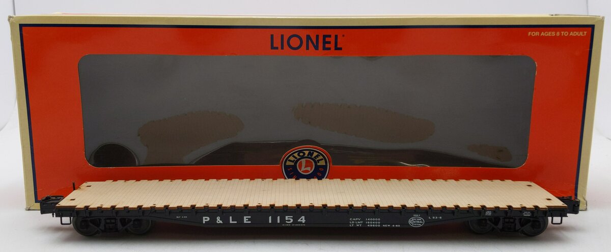 Lionel 6-27511 O Gauge Pittsburgh and Lake Erie PS-4 Flatcar #1154 EX/Box