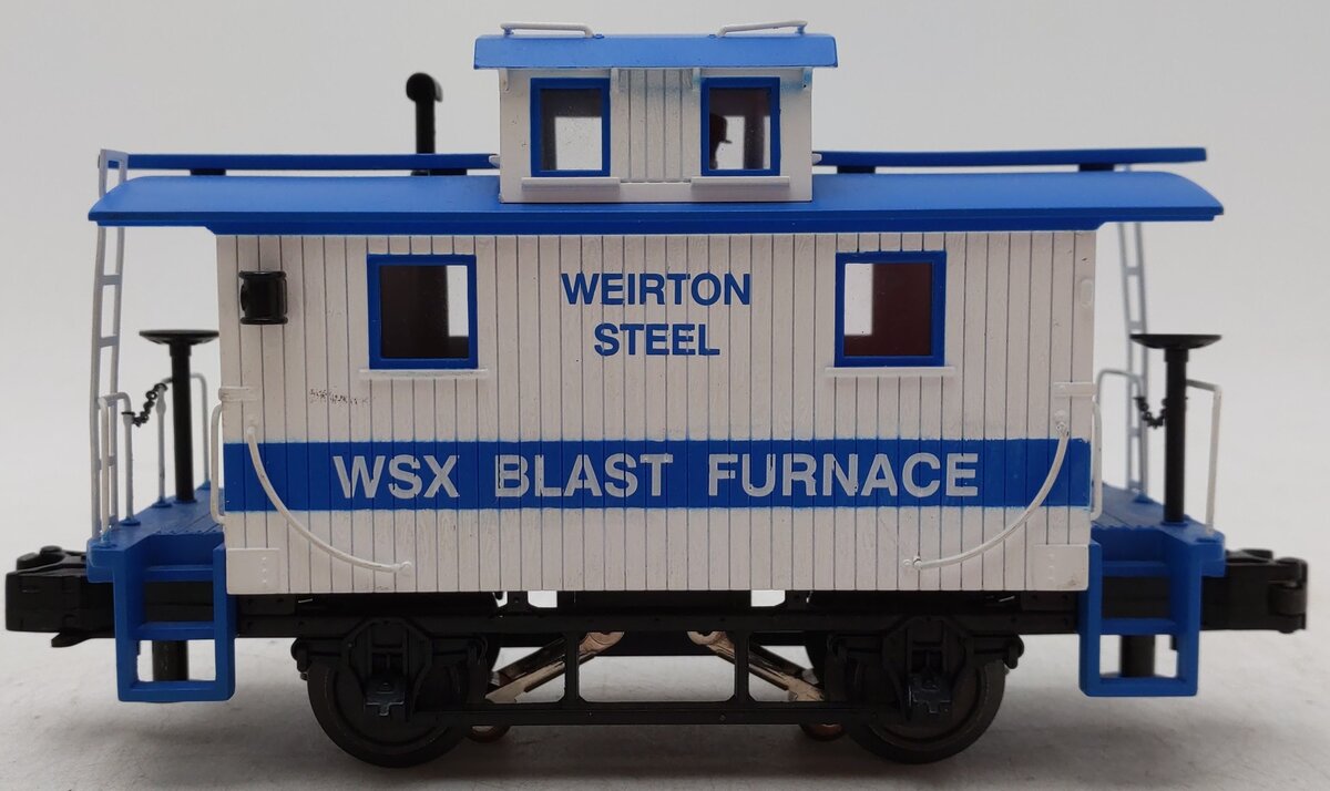 MTH 30-77075 O Gauge Weirton Steel Bobber Caboose EX/Box