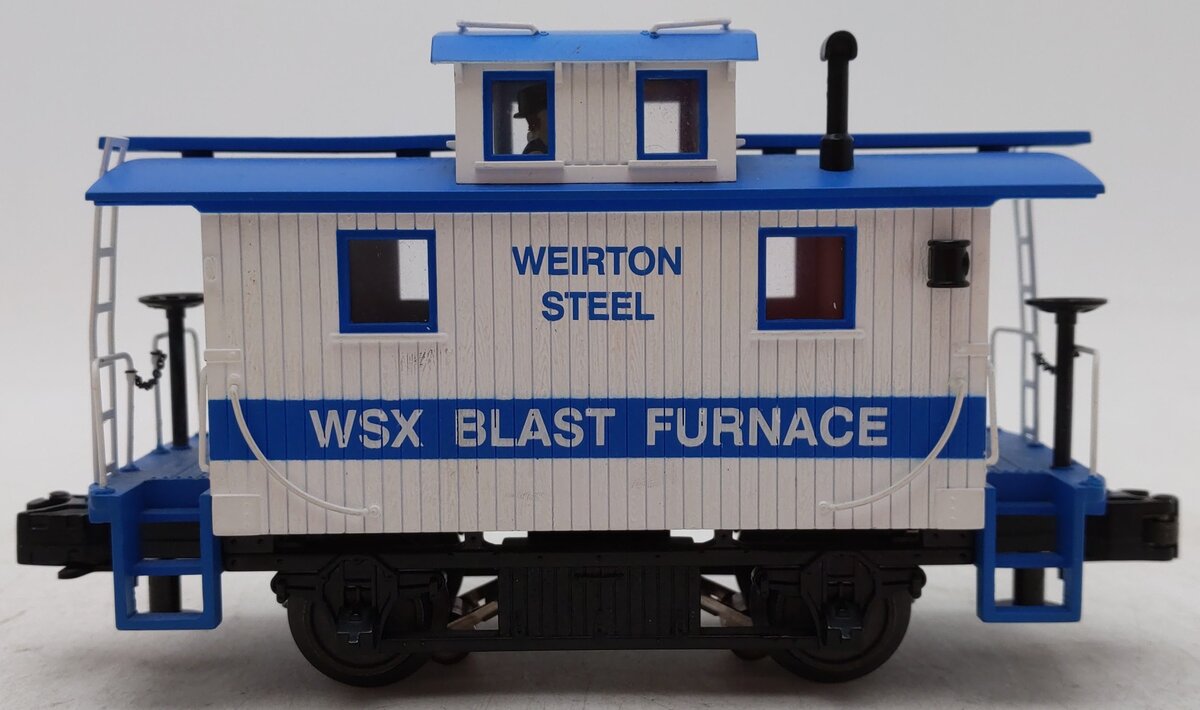 MTH 30-77075 O Gauge Weirton Steel Bobber Caboose EX/Box