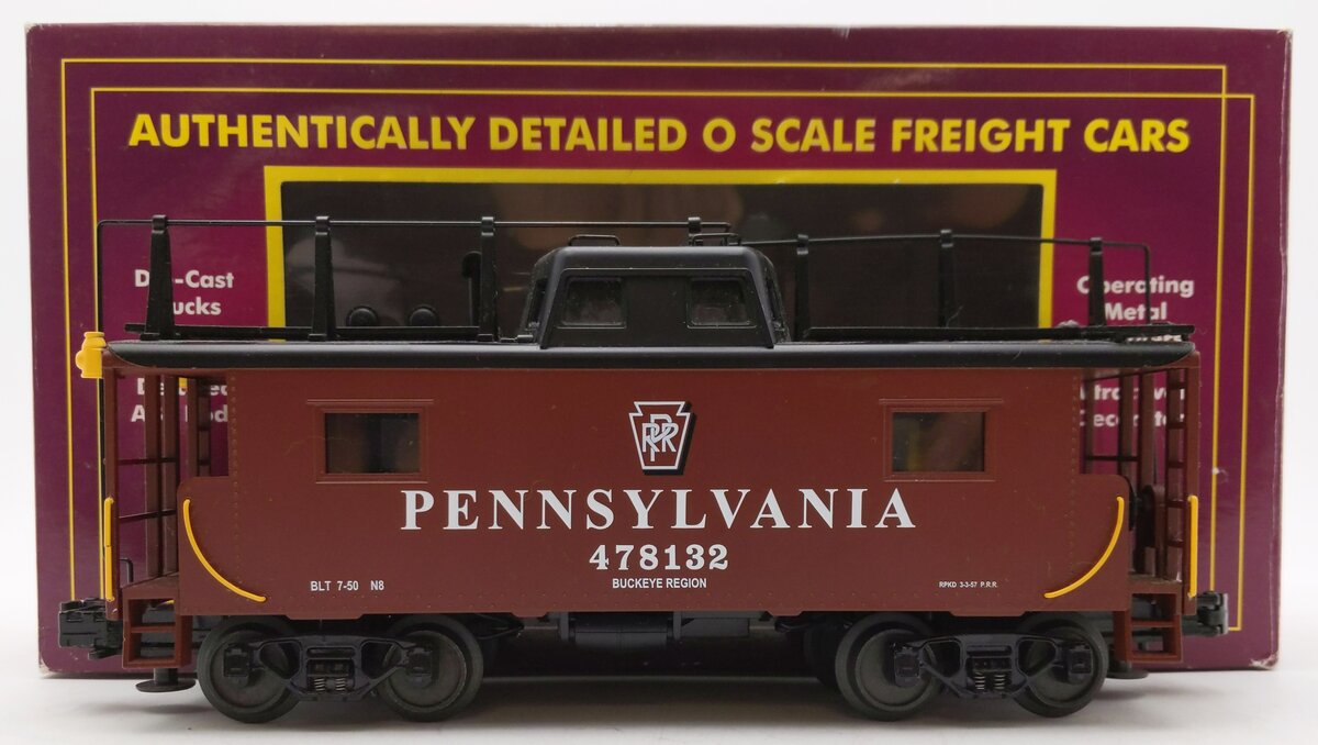 MTH 20-90005F O Gauge Pennsylvania N-8 Caboose #478132 LN/Box